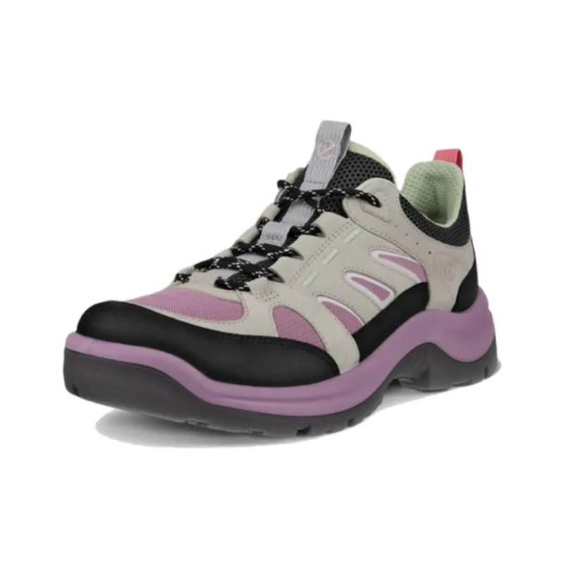 Ecco Low-Top Outdoor Shoes Women's Gray Purple-2