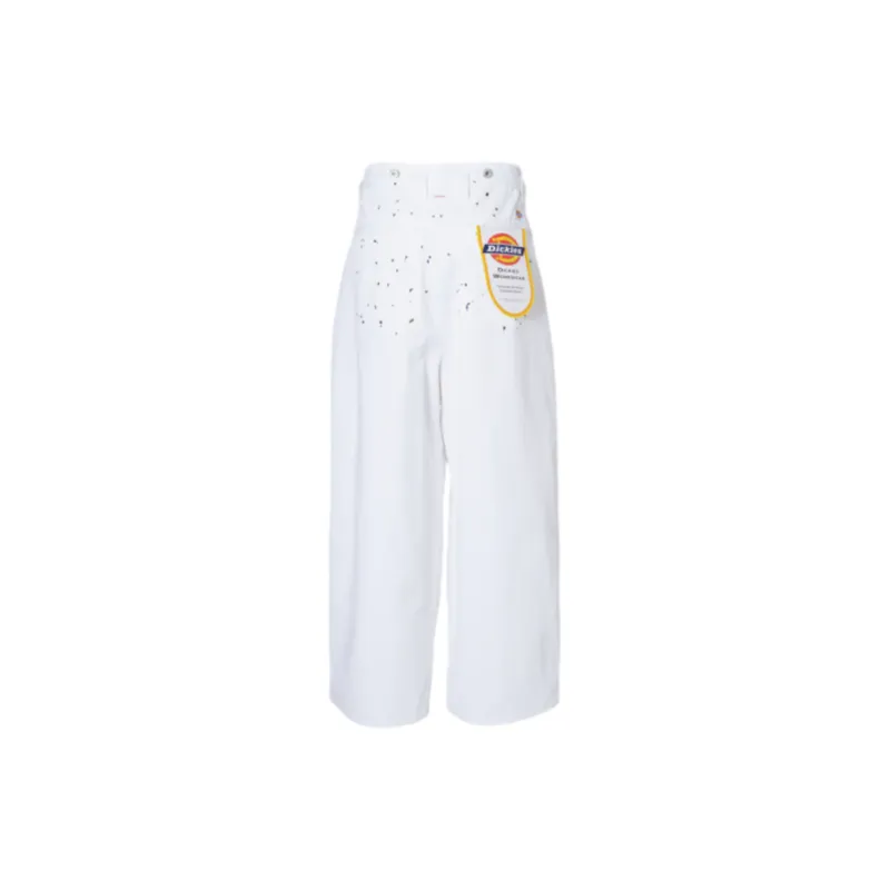 Shinyakozuka X Dickies SHINYAKOZUKA Co-branded Edition Casual Pants Unisex White-1