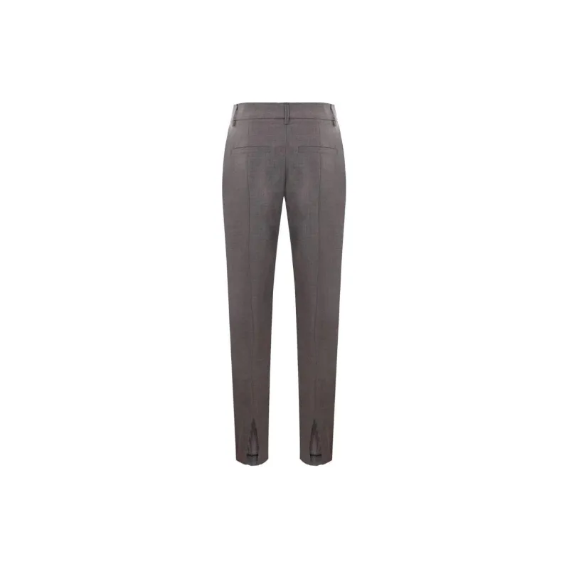 Brunello Cucinelli Mélange effect Tailored Trousers-1
