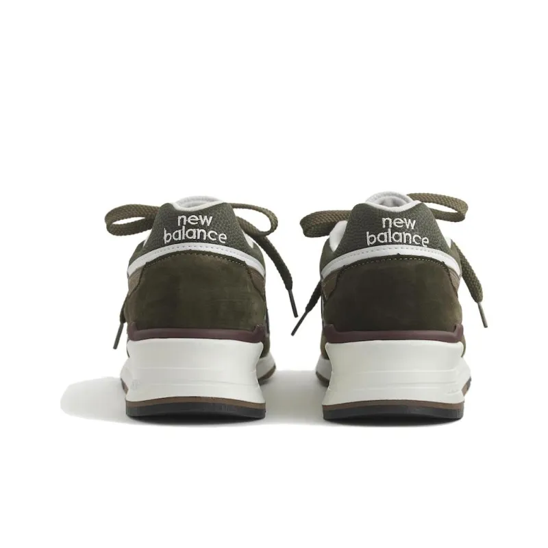 New Balance NB 997 Durable Breathable Low-Top Running Shoes Unisex Green-4