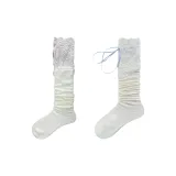White Base Blue Ribbon+White Base Fan Strap