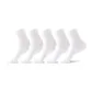 Quarter Crew Socks (White 12cm)