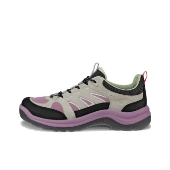 Ecco Low Top Outdoor Shoes Women's Gray Purple