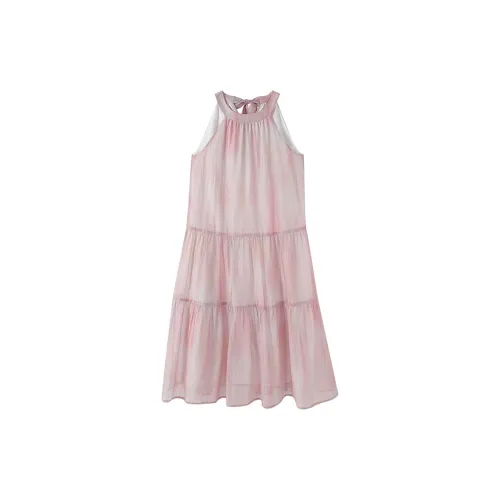 JOSR Sleeveless Dresses Women's Pink