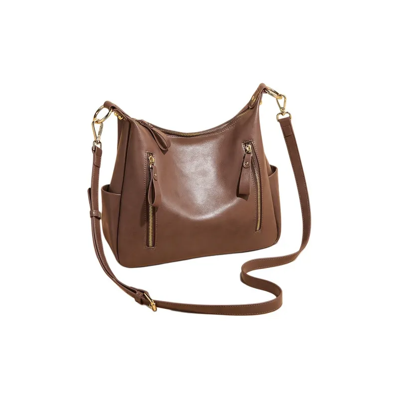 Marino Orlandi Cow Split Leather Bonded Synthetic Leather Shoulder Bag Regular Women's-2