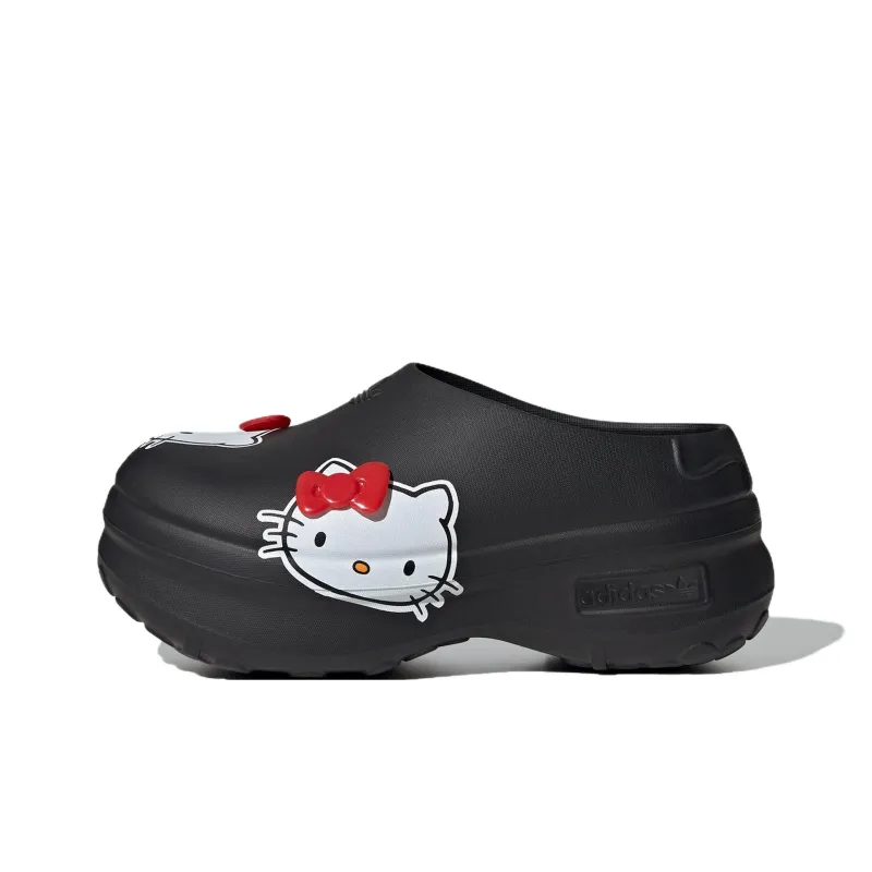 Adifom Stan Smith Mule Hello Kitty X Women's Adidas Originals '50th Anniversary Black' Women's-0