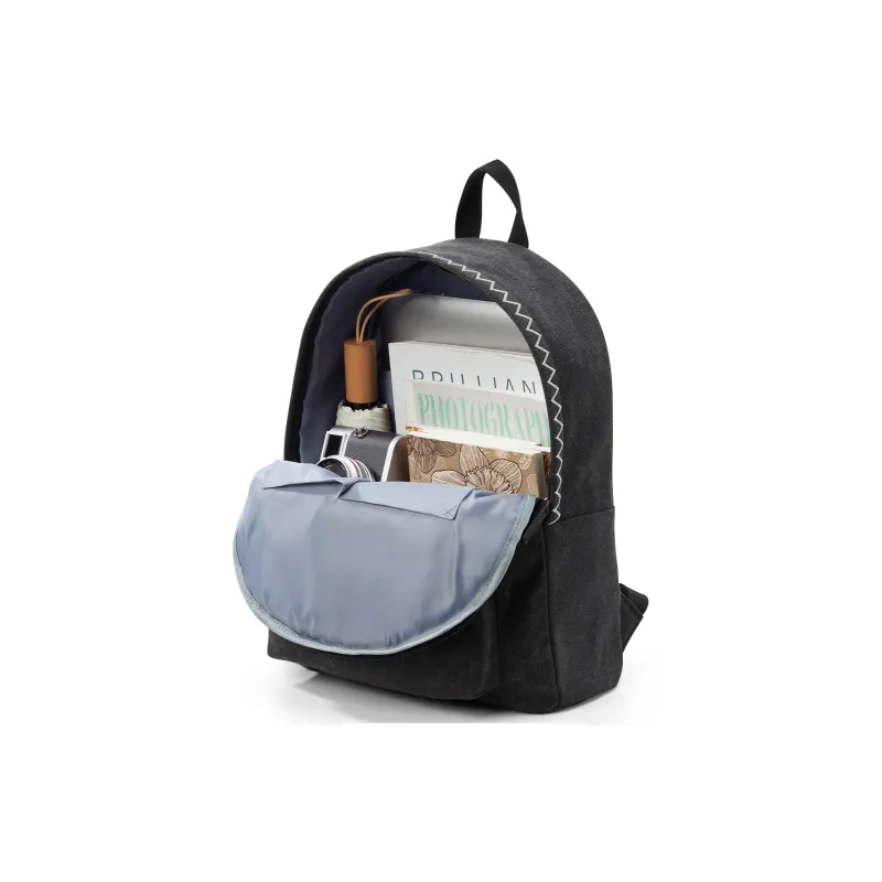 Werocker Canvas Backpack Regular Unisex Ecru/Black/Green-13
