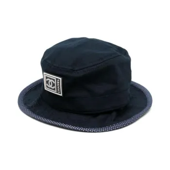 CHANEL 1990 2000s Sport Line Bucket Hat