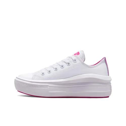 Converse Chuck Taylor All Star Women's Move Low 'White Purple'