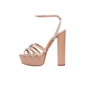 AQUAZZURA Moondust Strap Sandals 14cm Women's Pink