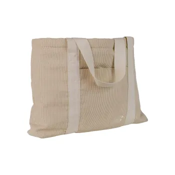New Balance Corduroy With Cotton Tote Bag, Shopping Bag, Shoulder Bag, Handbag Regular Men's Beige