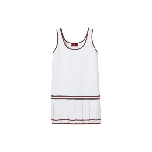 GUCCI Slip Dresses Women's White