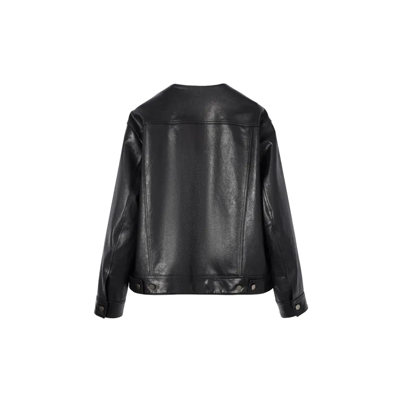 SINBOS Leather Jackets Women's-3