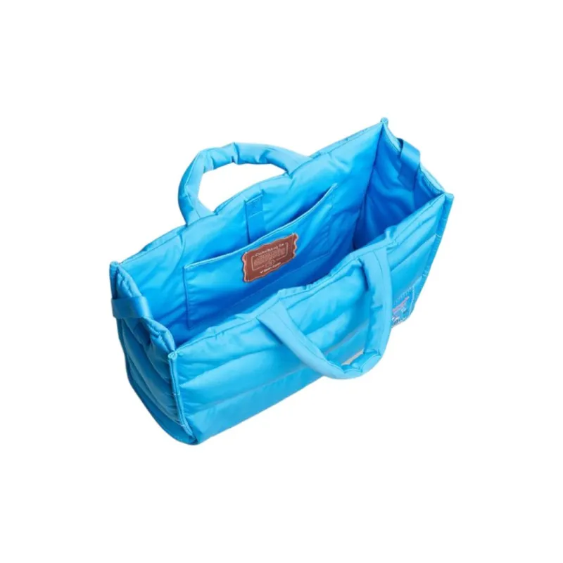 Coachtopia Recycled Polyester Tote Bag, Shopping Bag, Shoulder Bag, Crossbody Bag, Handbag Tubas Women's Surfing Blue-3