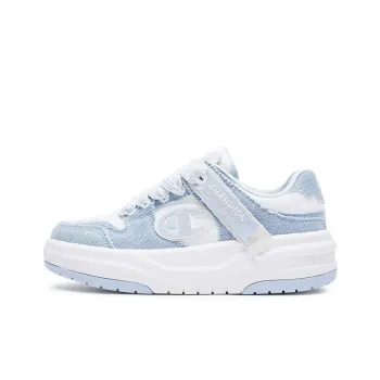 Champion Towel Skate Slip Resistant Low Top Skateboard Shoes Women's Light Blue