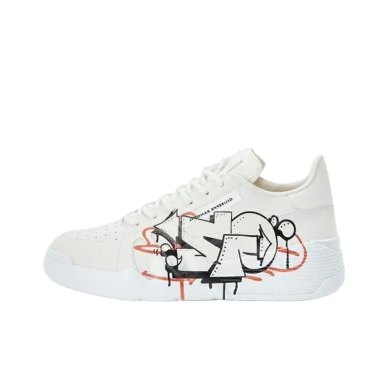 Giuseppe Zanotti Talon Graffiti print Low top Sneakers-0