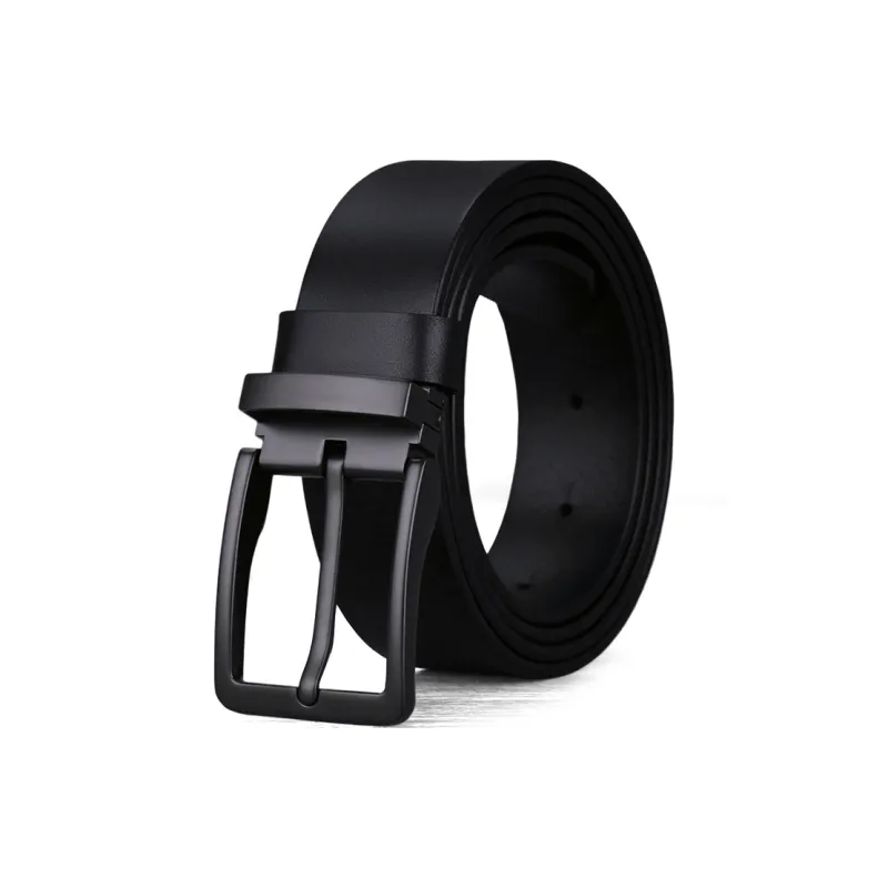 VINEY Cow Leather Belts Men's 3.5cm-0