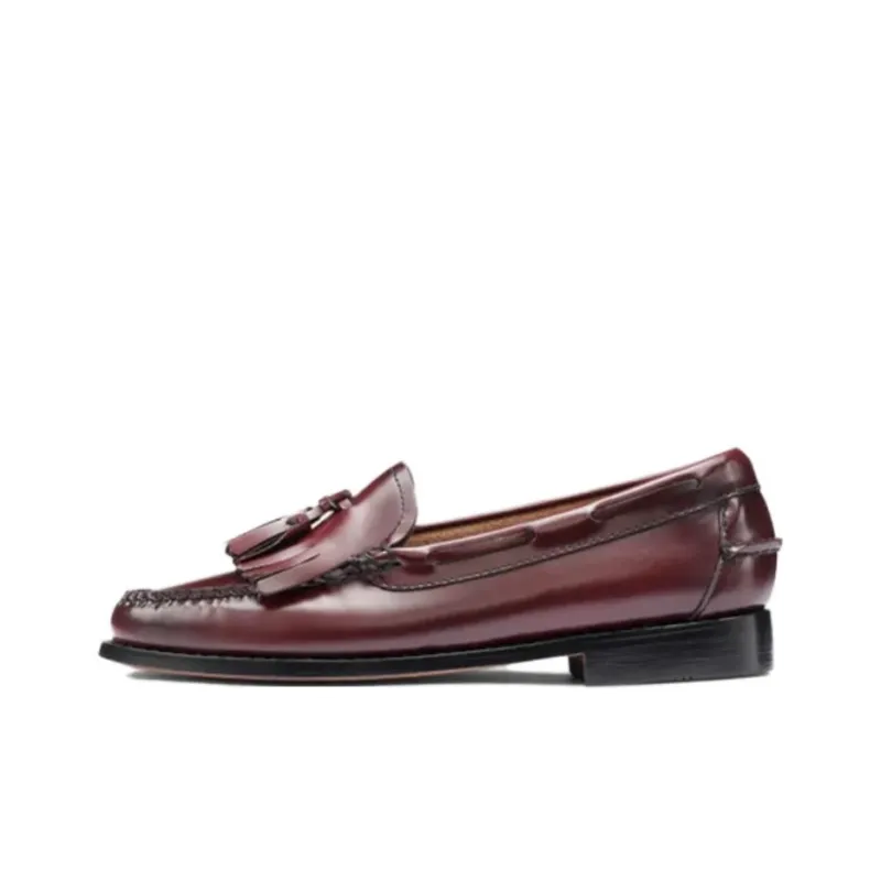 G.H. Bass & Co. Esther Kiltie Loafers Women's Burgundy-0