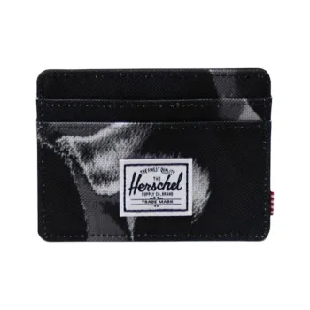 Herschel Polyester Card Holder Unisex Dye Wash Black