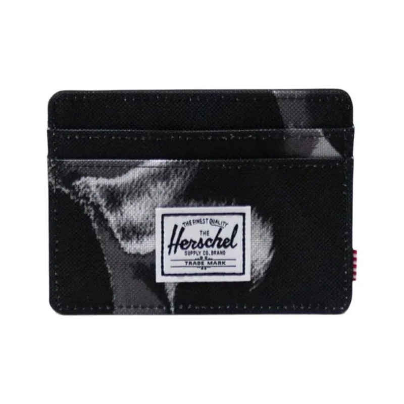 Herschel Polyester Card Holder Unisex Dye Wash Black-0