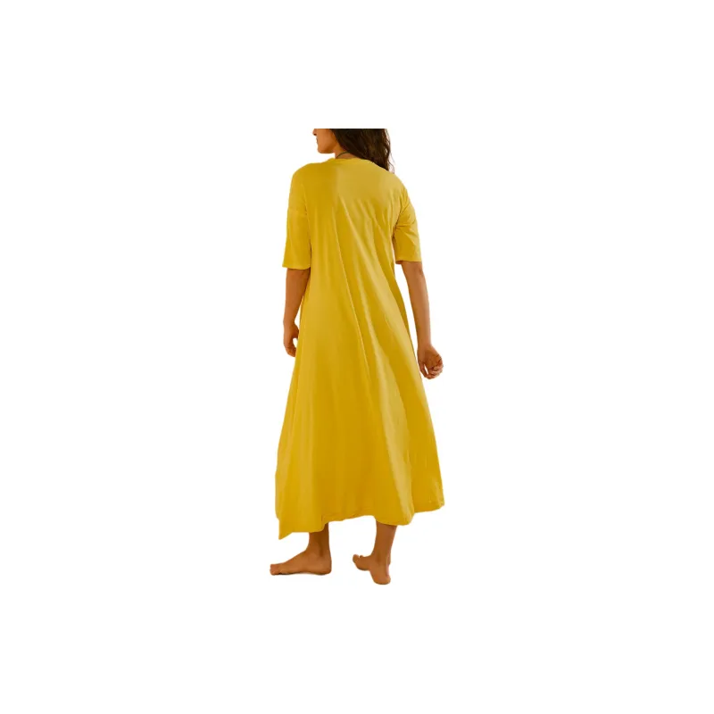 FREE PEOPLE Carter T-Shirt Dress Short-Sleeved Dresses Women's Samoan Sun-1