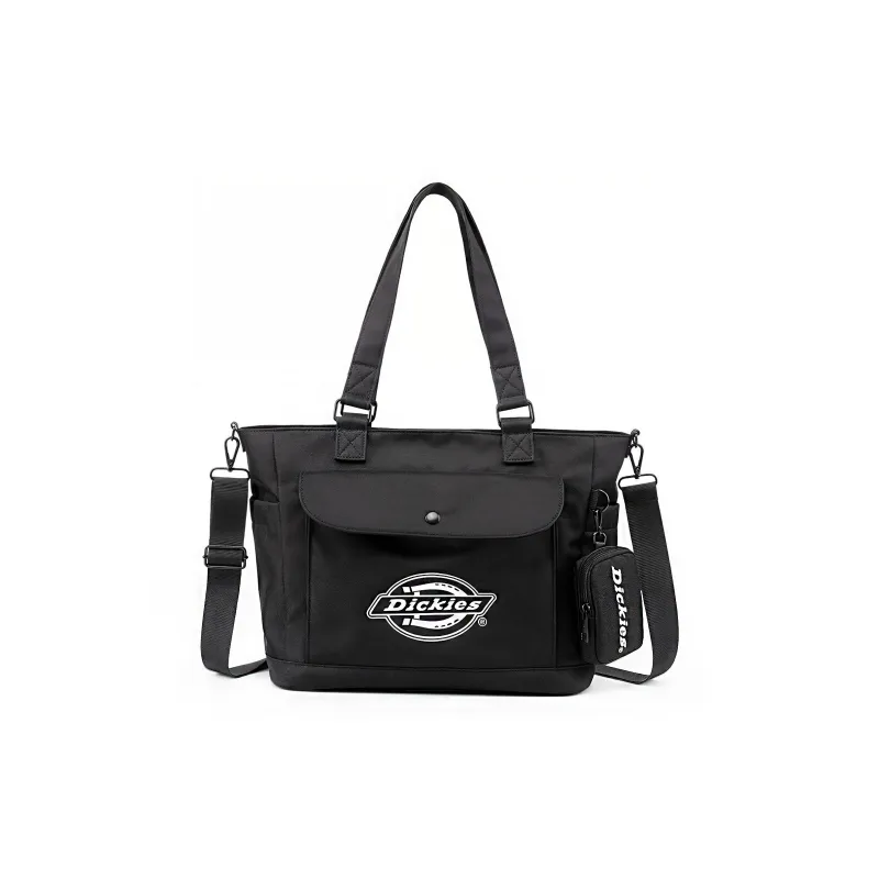 Dickies Polyester Tote Bag Shoulder Bag Crossbody Bag Regular Unisex Black/Greige/Green-0
