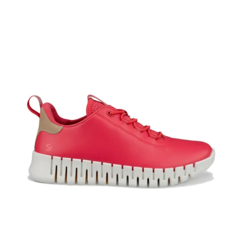 Ecco GRUUV Low Top Casual Shoes Women's Red-1