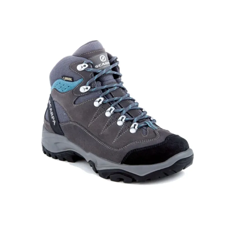 SCARPA Mistral GTX Cushioned Slip-Resistant High-Top Trekking Shoes Women's Gray-1