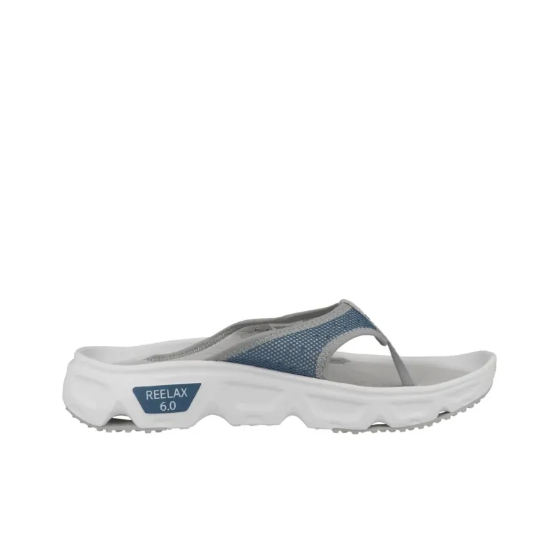 SALOMON Reelax Break 6.0 Slide Slippers Men's Dark Gray Blue-1