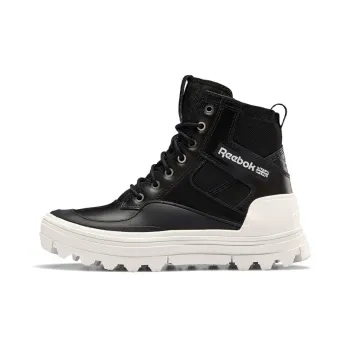 Reebok Club C Cleated Mid Warm Slip-Resistant Cushioning High-Top Skateboard Shoes Men's Black
