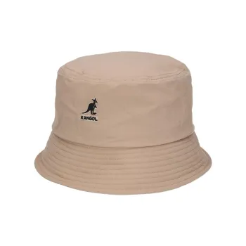 KANGOL Nylon Bucket Hats Unisex Beige