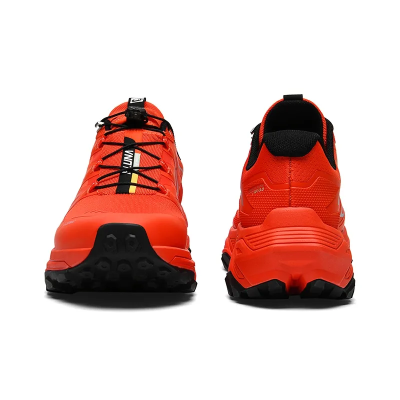 GLUNA Hiking / Trekking Shoes Unisex Low Top Black-3
