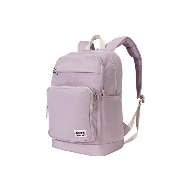 Anta Fabric Backpack Regular Unisex Light Purple Pink-1