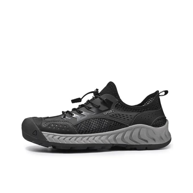 Bull charm Casual Shoes Men Low Top Black/Gray-0