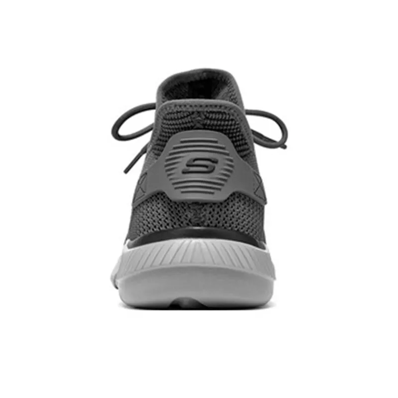 Skechers Cushioning Wear Resistant Low Top Running Shoes Men's Gray-3