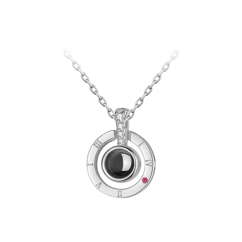 VANA 925 Sterling Silver Necklaces Women's Silver White Rose Gold-0