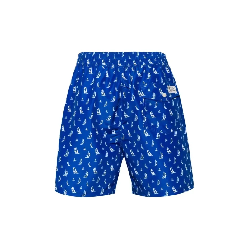 Polo Ralph Lauren Graphic Printed Drawstring Swim Shorts-1