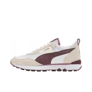 PUMA Rider FV Breathable And Lightweight Low Top Casual Shoes Women's Ecru