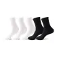 Crew Socks (White 3+Black 2 16cm)