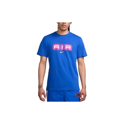 Nike T-Shirts Men Game Royal Blue/Ultra Pink