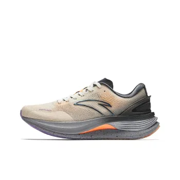 Anta Cushioning Wear-Resistant Low-Top Running Shoes Women's Orange Black