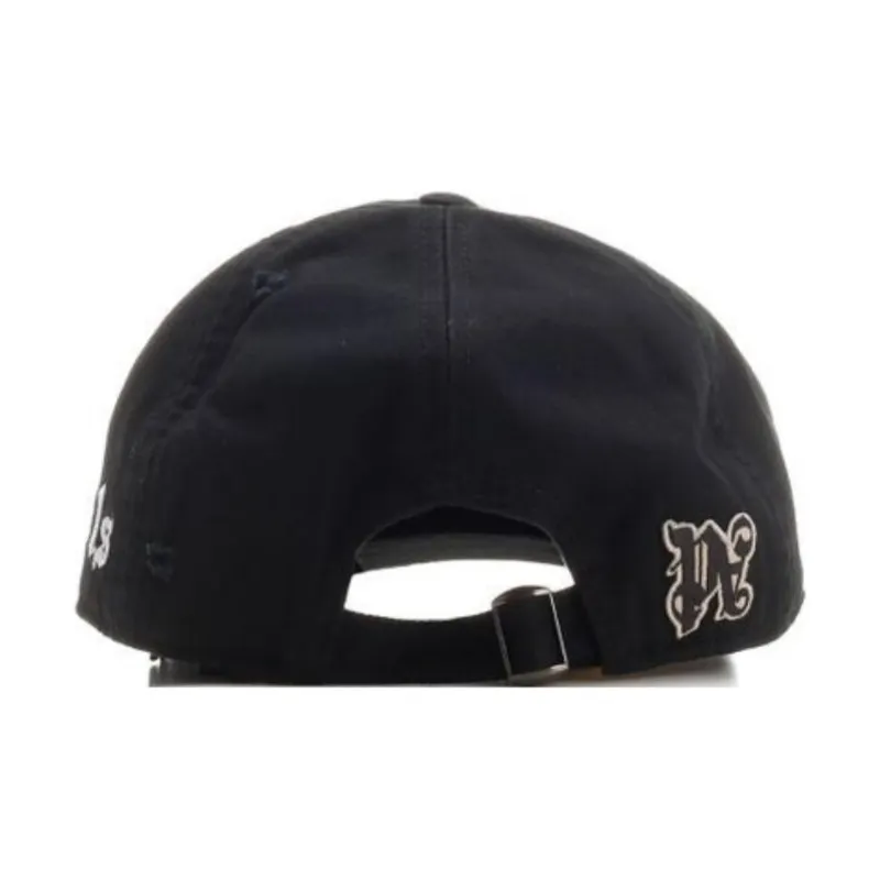 PALM ANGELS Logo-Embroidered Baseball Cap-2