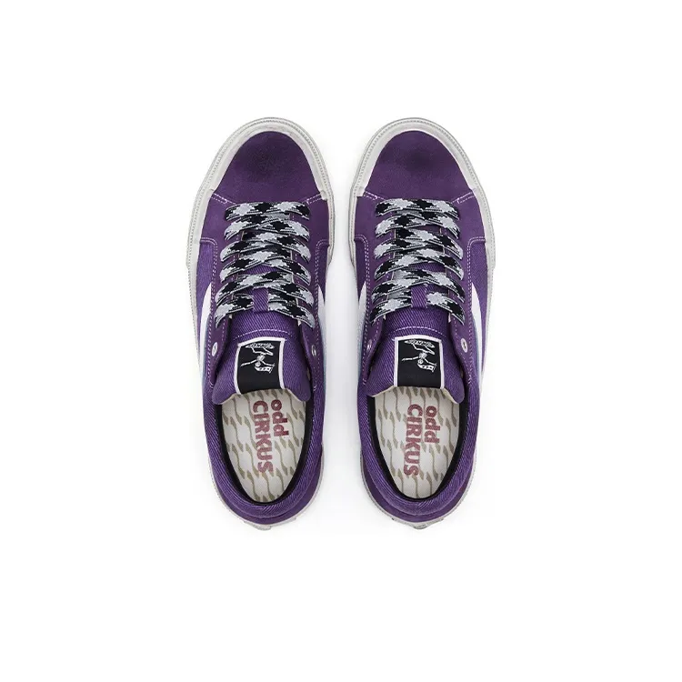 OddCIRKUS Astley Pro Slip Resistant, Abrasion Resistant, And Balanced Low Top Skateboard Shoes Unisex-24