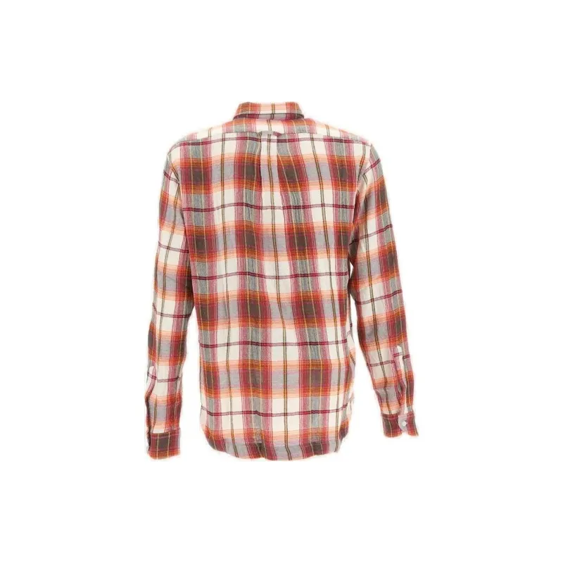 Barena Long Sleeved Checked Shirt-1