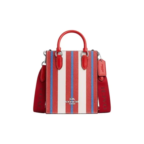 COACH N/S Canvas With Leather Shoulder Bag Crossbody Bag Handbag Mini Women's Multicolor