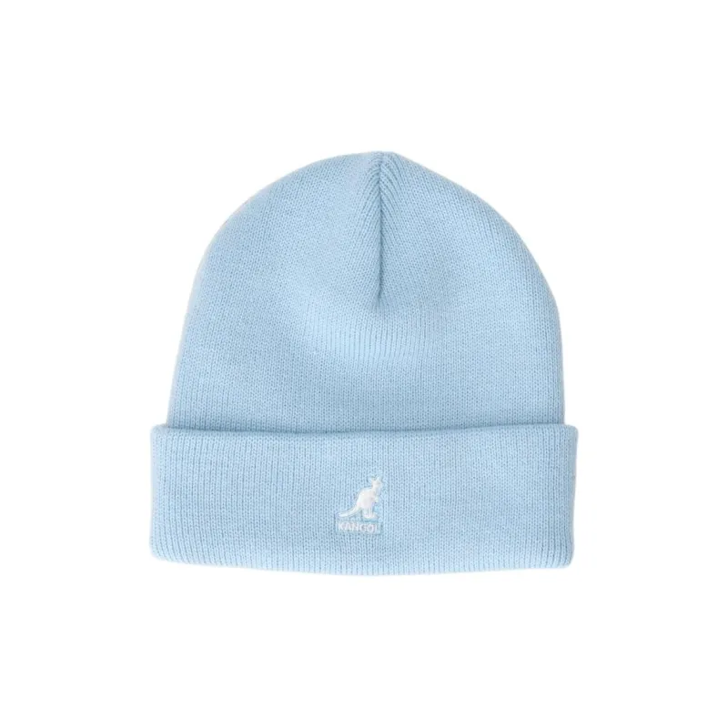 KANGOL Acrylic Beanies Unisex Light Blue-0