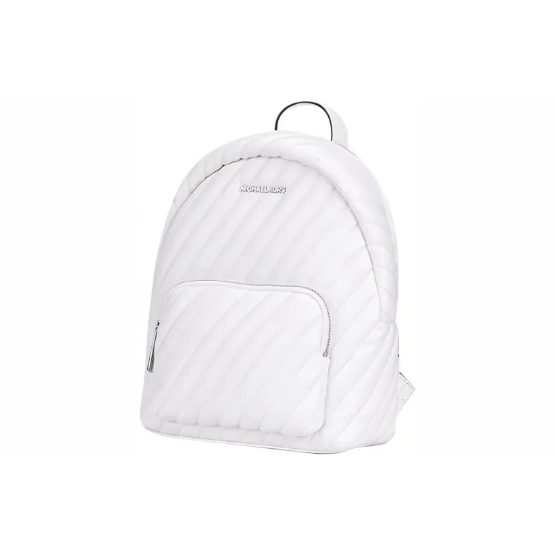 MICHAEL KORS Leather Backpack Medium Size Women's White-1