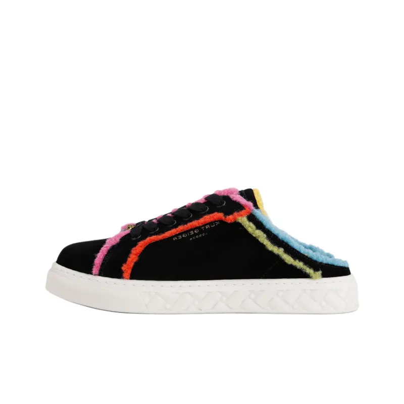 Kurt Geiger London Rubber Sole Wrap-toe Slippers Women's Black-0