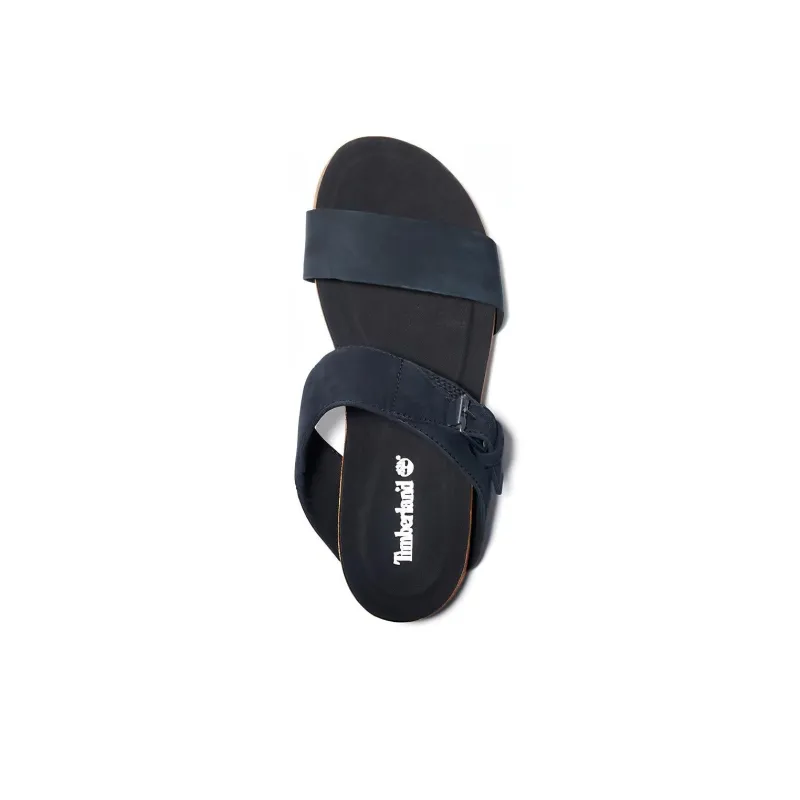 Timberland Malibu Waves Rubber Sole Slip-Resistant Quick Dry Slide Slippers Women's Black-2