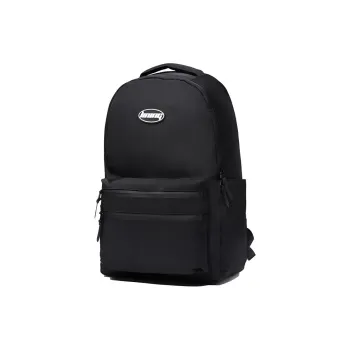 LiNing Polyester Backpack Regular Unisex Black